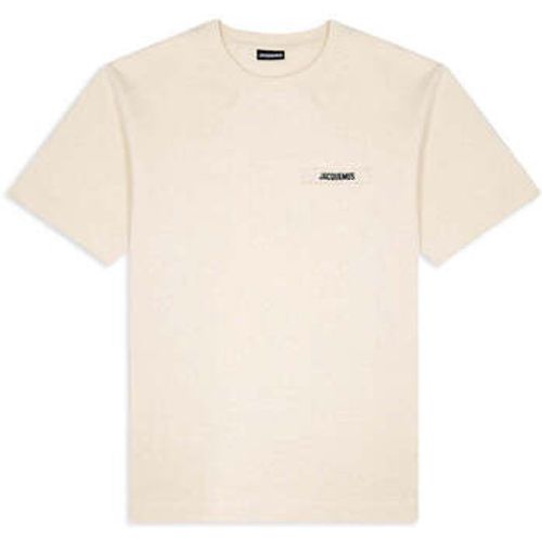 Men's Beige Le T-Shirt Gros Grain T-Shirt men's in - Jacquemus - Modalova