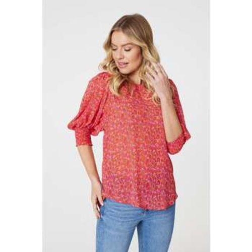 Printed 3/4 Puff Sleeve Blouse women's Blouse in - Izabel London - Modalova