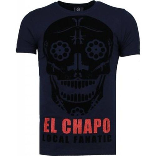 T-Shirt El Chapo Flockprint - Local Fanatic - Modalova