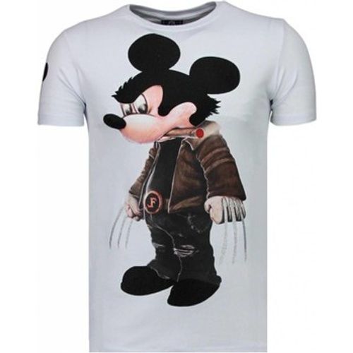 T-Shirt Bad Mouse Strass - Local Fanatic - Modalova