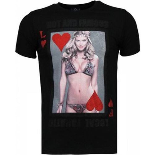 T-Shirt Hot Famous Poker Bar Refaeli - Local Fanatic - Modalova