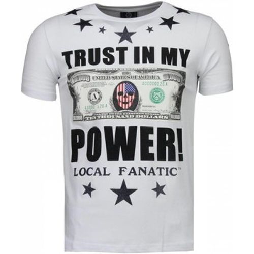 T-Shirt Trust In My Power Strass - Local Fanatic - Modalova