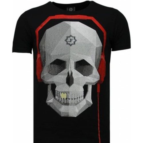 T-Shirt Skull Bring The Beat Strass - Local Fanatic - Modalova