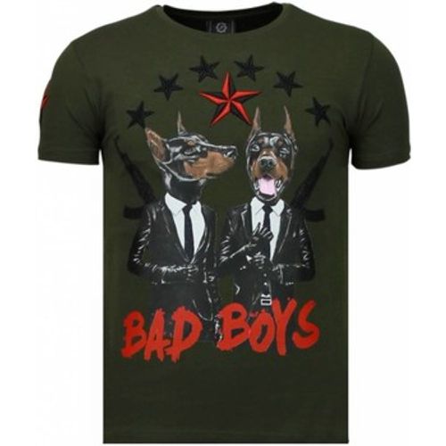 T-Shirt Bad Boys Pinscher Strass - Local Fanatic - Modalova