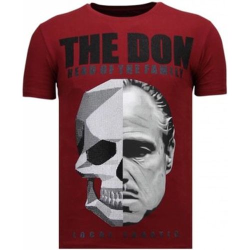 T-Shirt The Don Skull Strass - Local Fanatic - Modalova