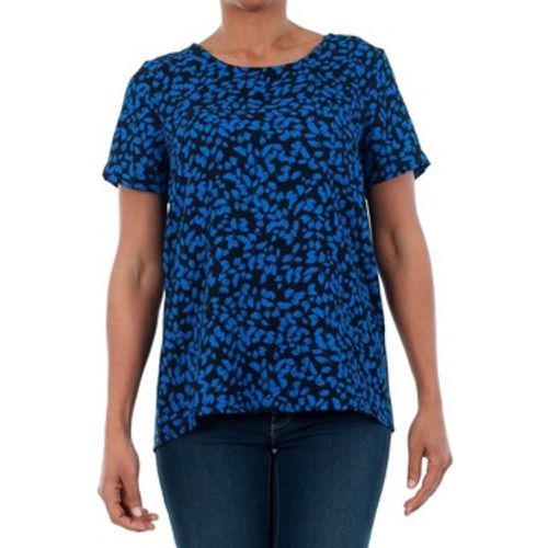 T-Shirt 10199847 VMHENNA FIFI S/S TOP SB2 STRONG BLUE/LEISE - Vero Moda - Modalova