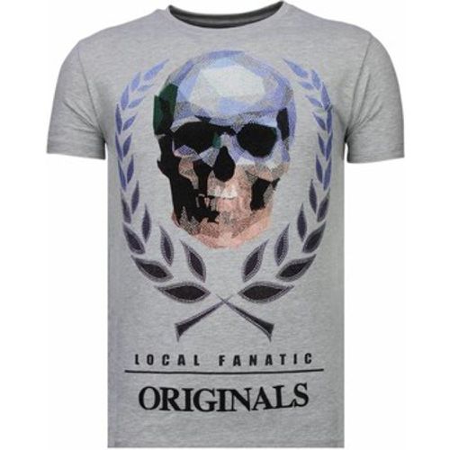 T-Shirt Skull Originals Strass - Local Fanatic - Modalova