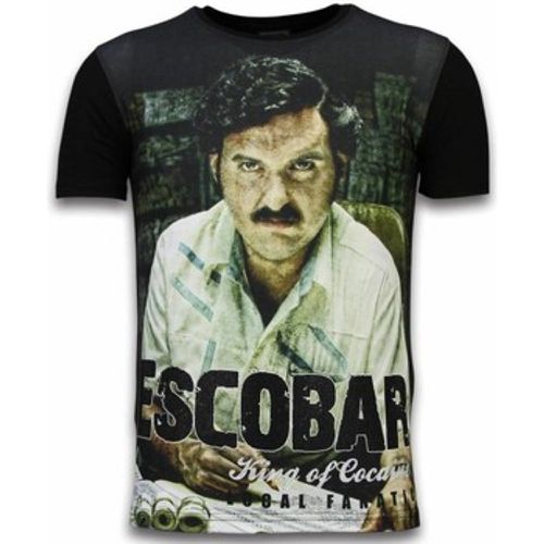 T-Shirt Escobar King Of Cocaine Digital - Local Fanatic - Modalova