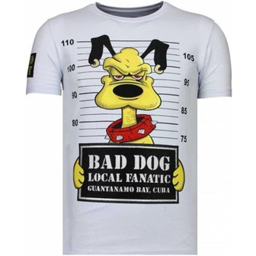 T-Shirt Bad Dog Strass - Local Fanatic - Modalova