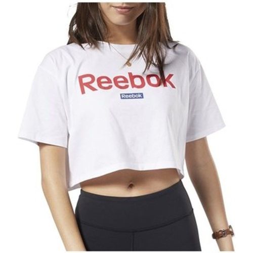 T-Shirt Linear Logo Crop Tee - Reebok Sport - Modalova