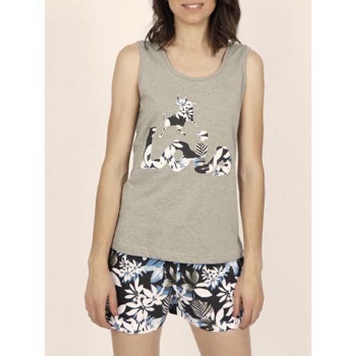 Pyjamas/ Nachthemden Schlafanzug Tanktop kurz Lois Jungle khaki - Admas - Modalova