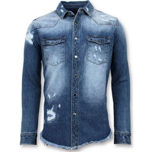Hemdbluse Lange Denim Shirt Denim Bluse - Enos - Modalova