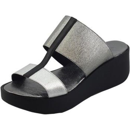 Sandalen Winona Elastic Argento Piombo - The Flexx - Modalova