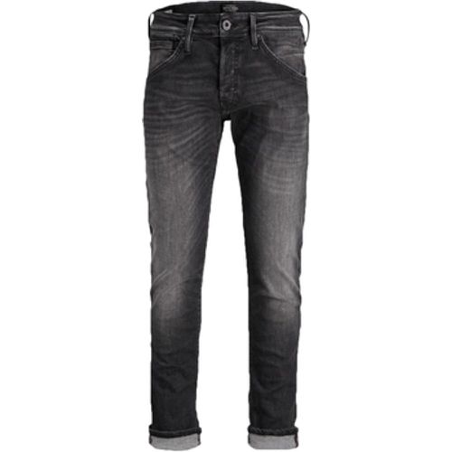 Slim Fit Jeans 12111026 JJIGLENN JJFOX BL 655 50 SPS NOOS BLACK DENIM - jack & jones - Modalova