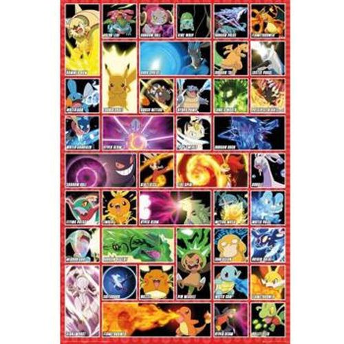Pokemon Plakate, Posters TA6050 - Pokemon - Modalova