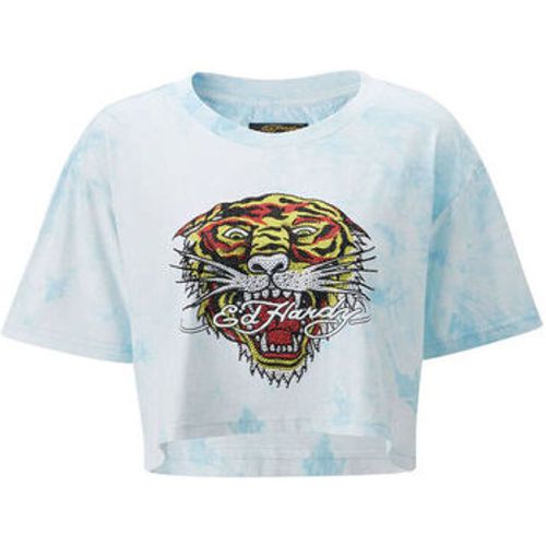 T-Shirt - Los tigre grop top turquesa - Ed Hardy - Modalova