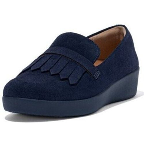 Damenschuhe SUPERSKATE FRINGE SUEDE LOAFERS MIDNIGHT NAVY - FitFlop - Modalova