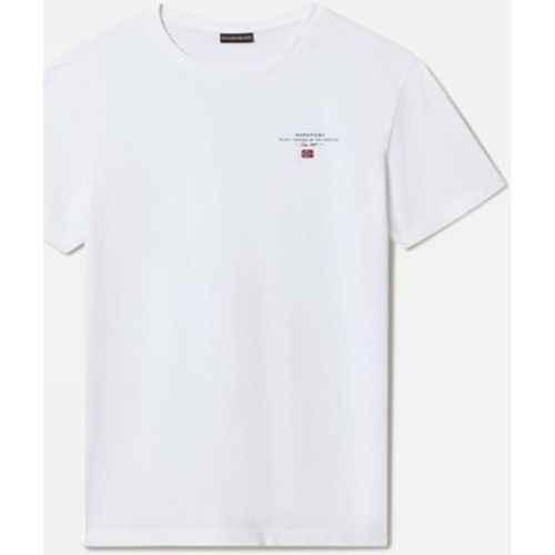 T-Shirt SELBAS NP0A4GBQ-002 BRIGHT WHITE - Napapijri - Modalova
