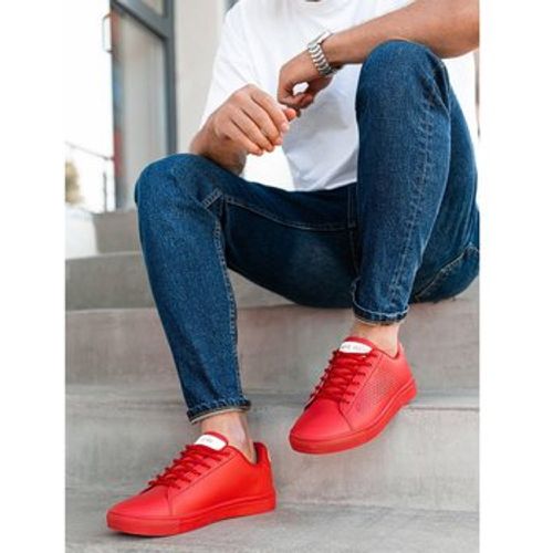 Sneaker Men's ankle shoes T383 - red - Ombre - Modalova