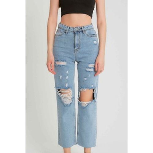 Hosen Zerrissene Jeans Mit Hoher Taille D - Robin-Collection - Modalova
