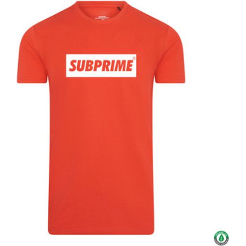 Subprime T-Shirt Shirt Block Rood - Subprime - Modalova