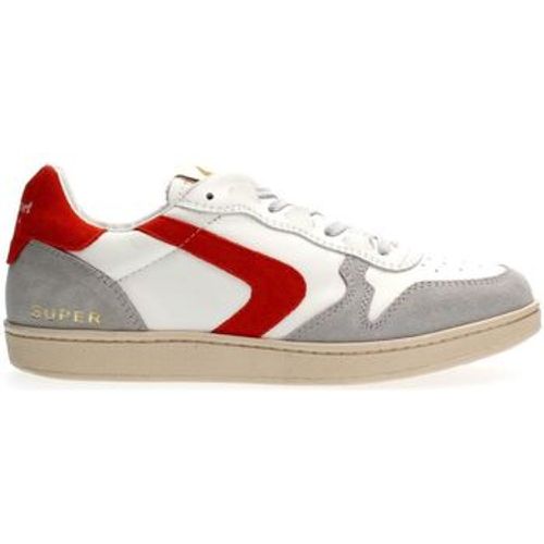 Sneaker SUPER SUEDE - VS2087M-07 WHITE/GREY/RED - Valsport - Modalova