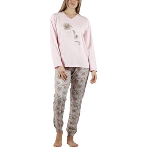 Pyjamas/ Nachthemden Pyjama Hausanzug Hose Top Langarm Made With Love - Admas - Modalova