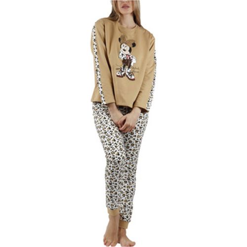Pyjamas/ Nachthemden Pyjama Outfit Hose Top Langarm Minnie Leopardo Disney - Admas - Modalova