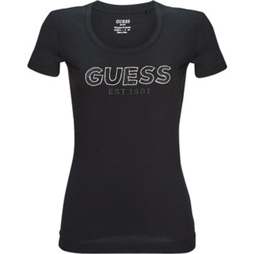 Guess T-Shirt SS RN MESH LOGO TEE - Guess - Modalova