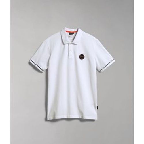 T-Shirts & Poloshirts E-WHALE NP0A4GQG-002 BRIGHT WHITE - Napapijri - Modalova