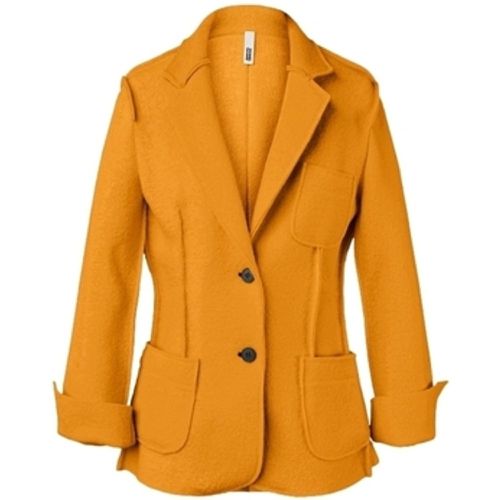 Damenmantel Coat 221304 - Mustard - Wendy Trendy - Modalova