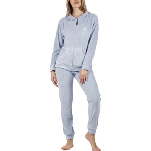 Pyjamas/ Nachthemden Pyjama Hausanzug Hose Jacke mit Reißverschluss Soft Home - Admas - Modalova