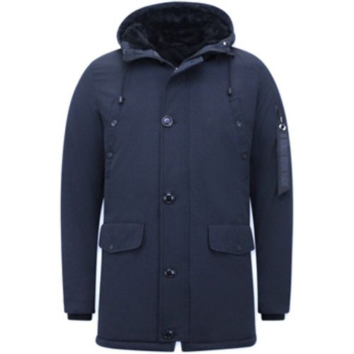 Enos Parkas Winterjacke Lang Blau In Herrengrößen erhältlich. EU S. Jetzt Winterjacke Lang von Enos auf Spartoo.de versandkostenfrei bestellen! - 24602687H282 - Modalova