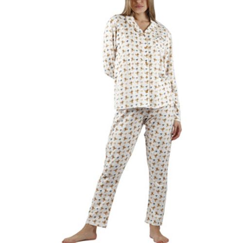 Pyjamas/ Nachthemden Pyjama Hausanzug Hose und Hemd Teddy - Admas - Modalova