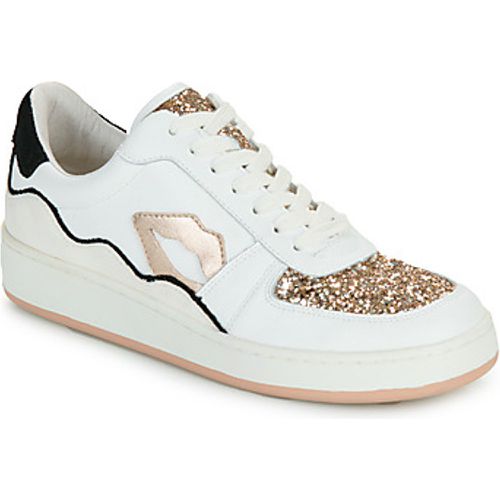 Sneaker LOULOU BLANC ROSE GOLD GLITTER - Bons baisers de Paname - Modalova