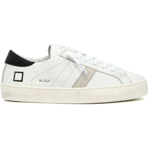 Sneaker D.A.T.E. HL-CA-WB HILL LOW CALF WHITE-BLACK - Date - Modalova