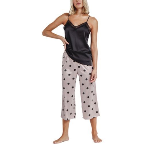 Pyjamas/ Nachthemden Pyjama Hausanzug Palazzo Hose Caraco Elegant Dots - Admas - Modalova