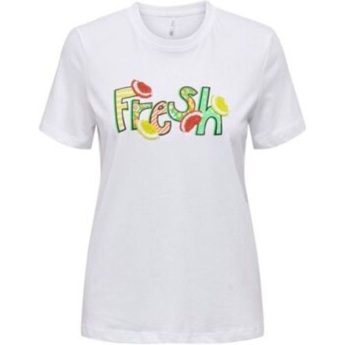 T-Shirts & Poloshirts 15297273 LOLA-BW FRESH - Only - Modalova