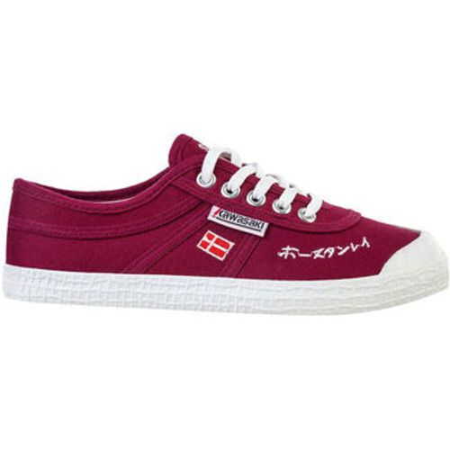 Sneaker Signature Canvas Shoe K202601 4055 Beet Red - Kawasaki - Modalova