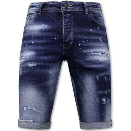 Hosen Er Shorts With Paint Splatter Slim - Local Fanatic - Modalova