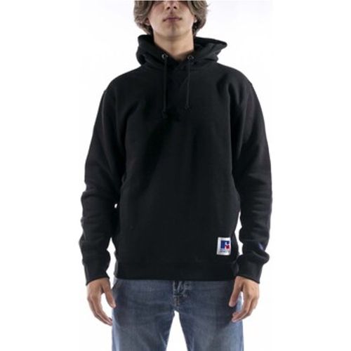 Fleecepullover Felpa Russel Athletic Hoodtab Nero - Russell Athletic - Modalova