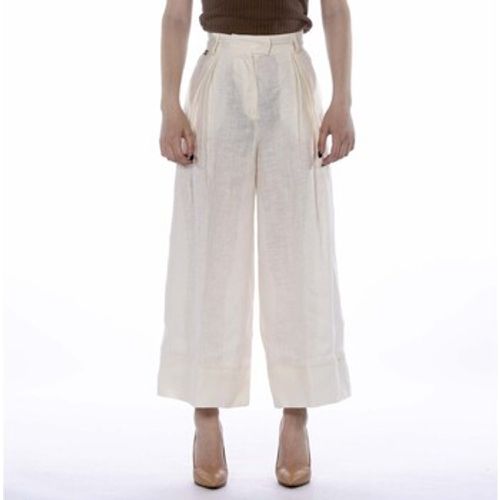 Hosen Pantalone Crop Ecru - Manila Grace - Modalova