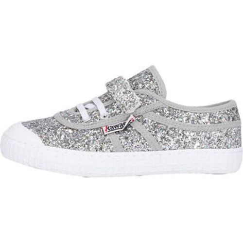 Sneaker Glitter Kids Shoe W/Elastic K202586-ES 8889 Silver - Kawasaki - Modalova