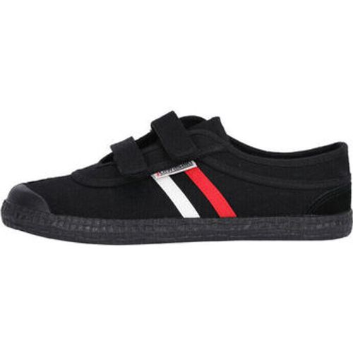 Sneaker Retro Shoe W/velcro K204505-ES 1001S Black Solid - Kawasaki - Modalova