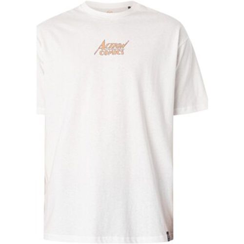 T-Shirt Entspanntes T-Shirt mit Action-Comics-Rückengrafik - Recovered - Modalova