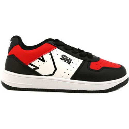 Shone Sneaker 002-001 Black/Red - Shone - Modalova