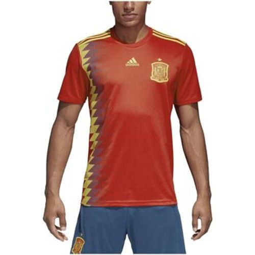 T-Shirts & Poloshirts Sport Spanien Heimtrikot Home Jersey WM 2018 rot gold CX5355 - Adidas - Modalova