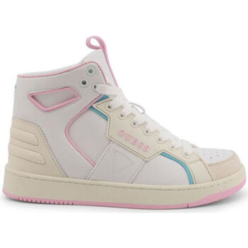 Sneaker basqet fl7bsq lea12 white/pink - Guess - Modalova