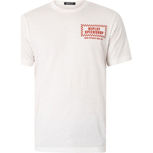 T-Shirt Speedshop-T-Shirt mit Rückengrafik - Replay - Modalova