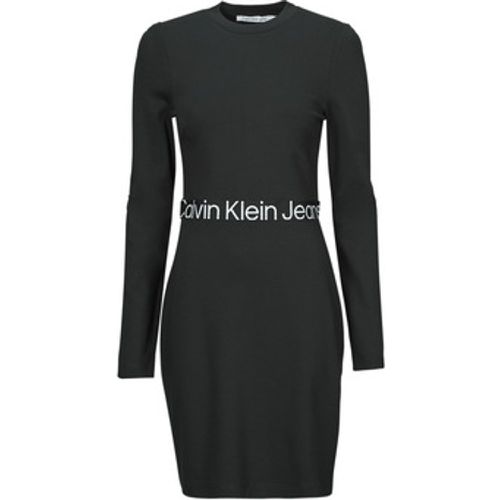 Kurze Kleider LOGO ELASTIC MILANO LS DRESS - Calvin Klein Jeans - Modalova